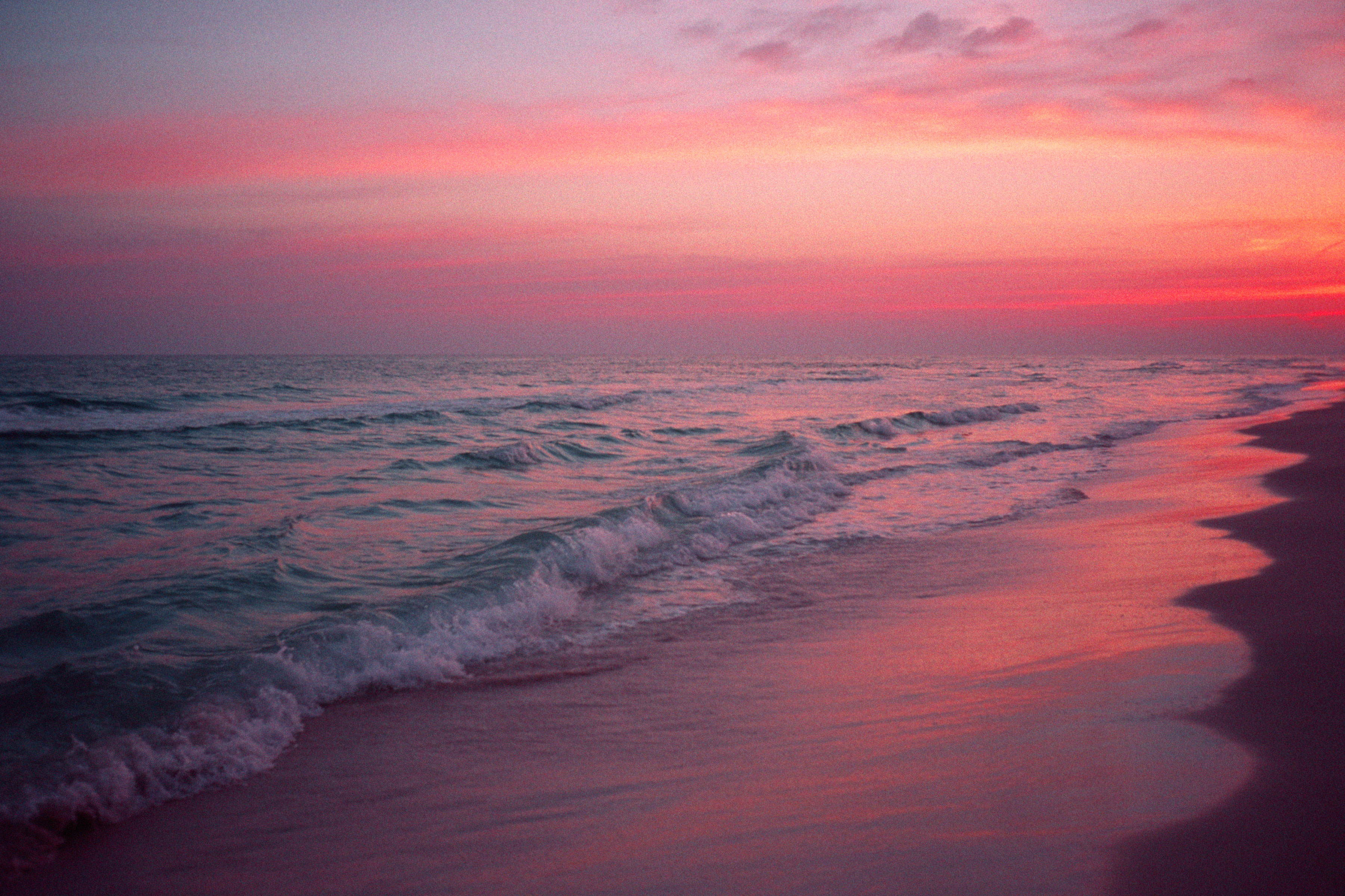 Desktop Pictures: Seaside Sunset - 3600x2400